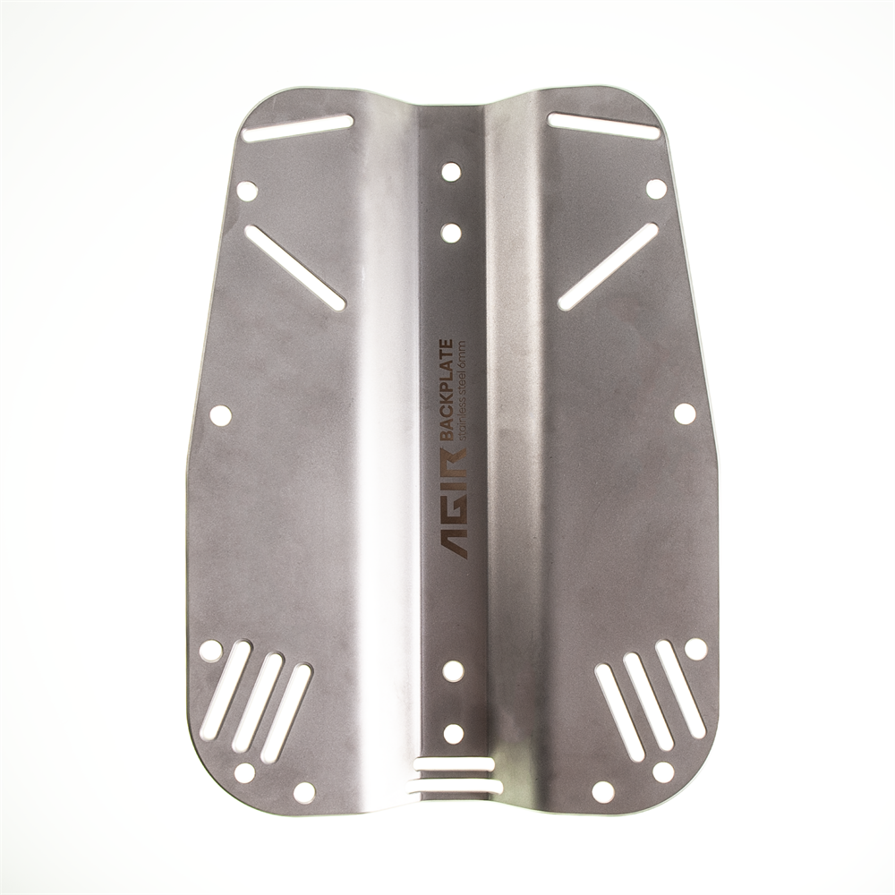 Heavy SS backplate 6mm bare