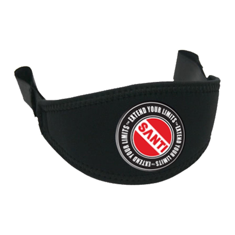 Santi neoprene mask strap with velcro closure